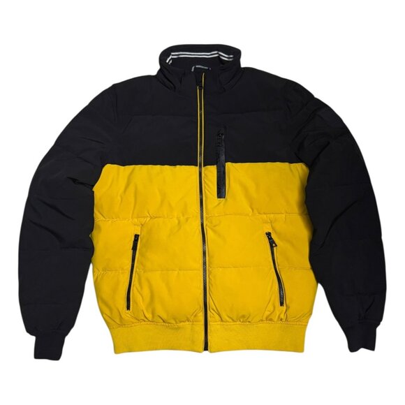 NAUTICA Winter Puffer parka Designer Bomber Jacket Coat Mens Small - Picture 2 of 5